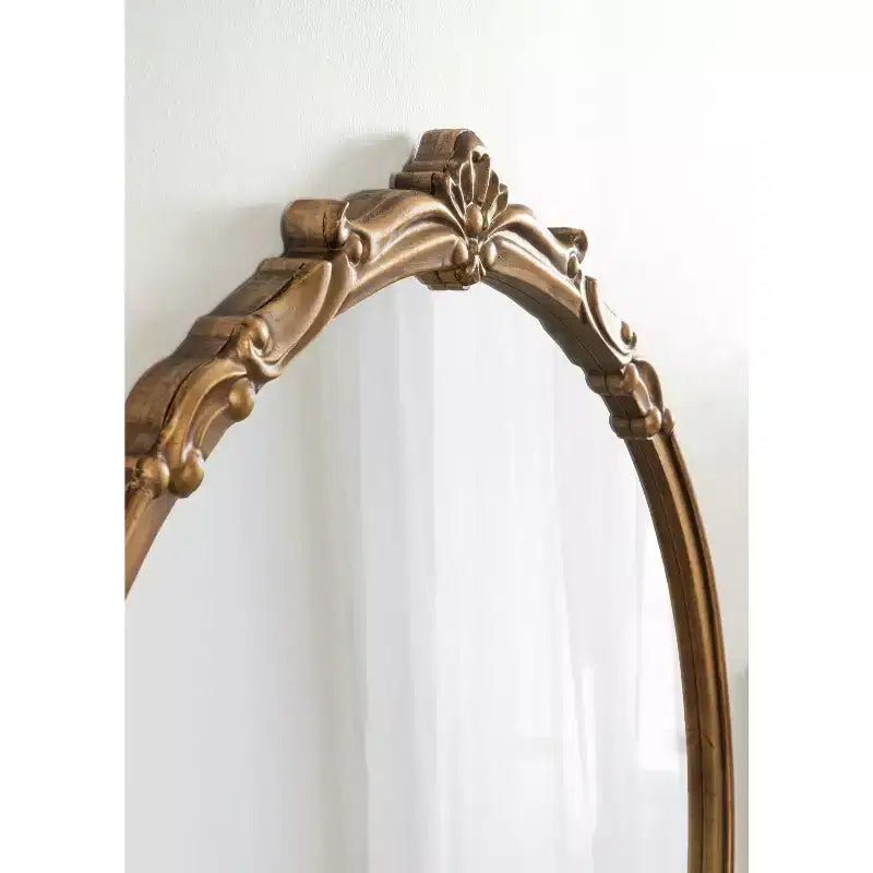 Specchio da parete rotondo con cornice dorata, 76x76 cm, moderno decorativo, nessun montaggio richiesto