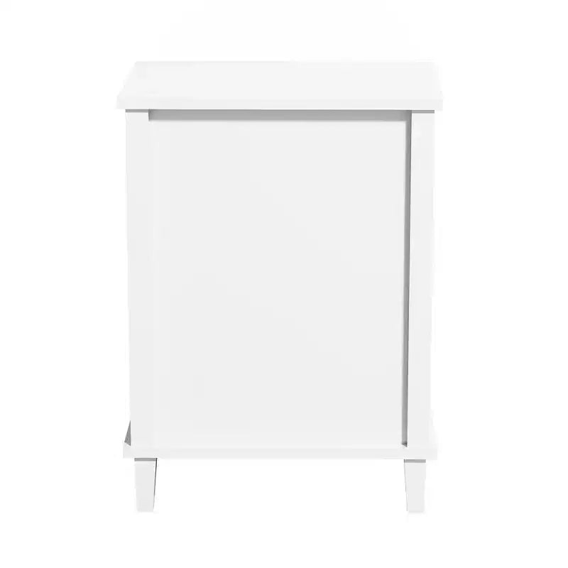 Comodino in legno da 68 cm con un cassetto e una mensola per bambini e adulti